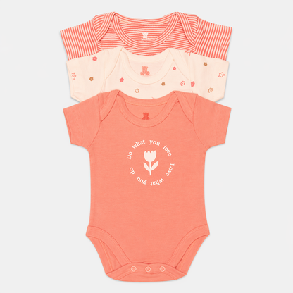 Baby Bodysuit-Pack Of 3Pcs Striped