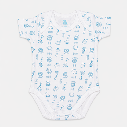 Baby Bodysuit-Pack Of 3Pcs Animal striped