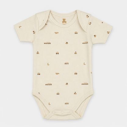 Baby Bodysuit-Pack Of 3Pcs Bird Plane & Ship