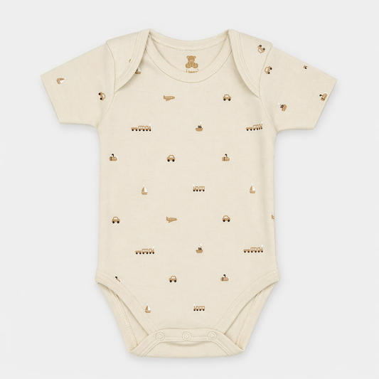 Baby Bodysuit-Pack Of 3Pcs Bird Plane & Ship