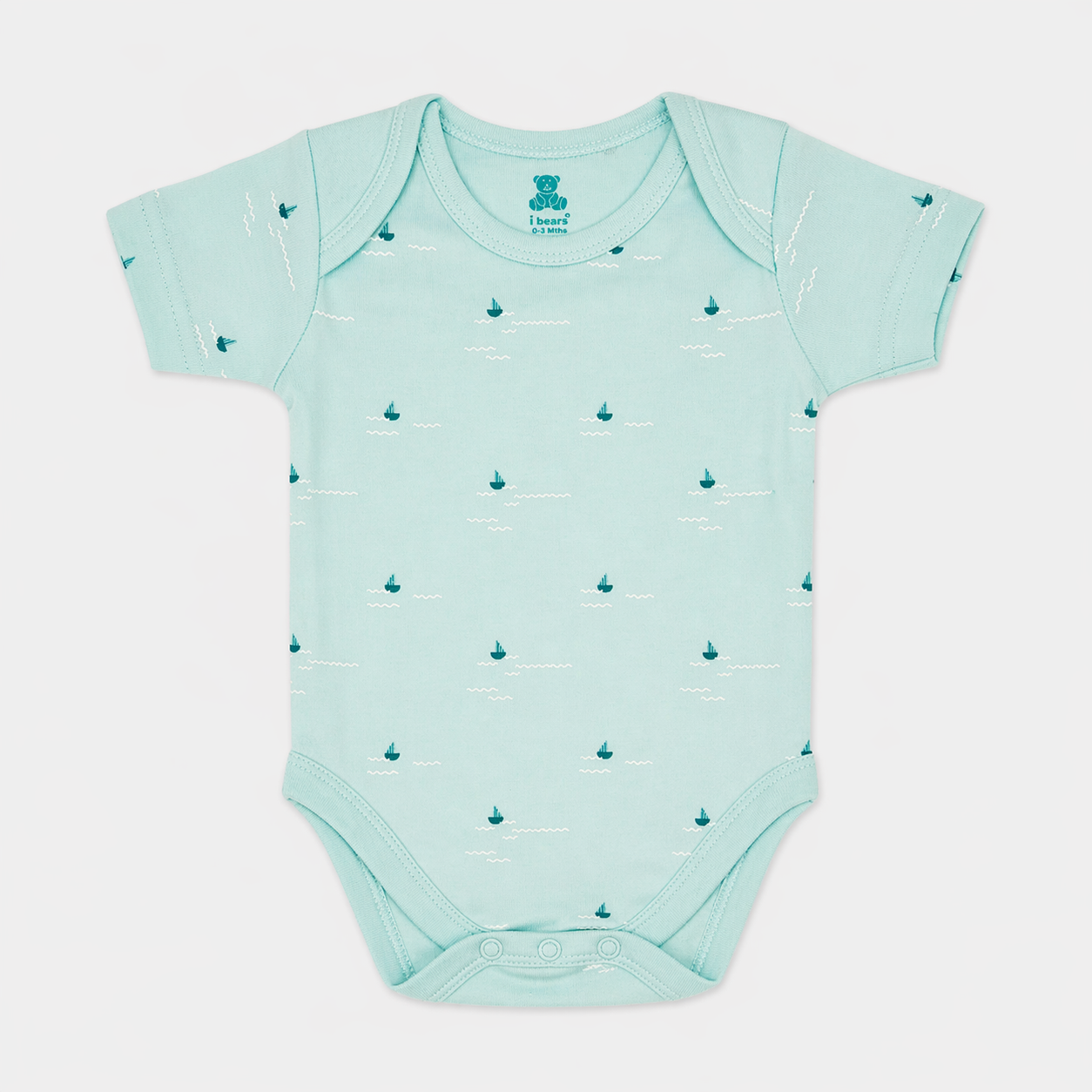 Baby Bodysuit-Pack Of 3Pcs Bird Plane & Ship