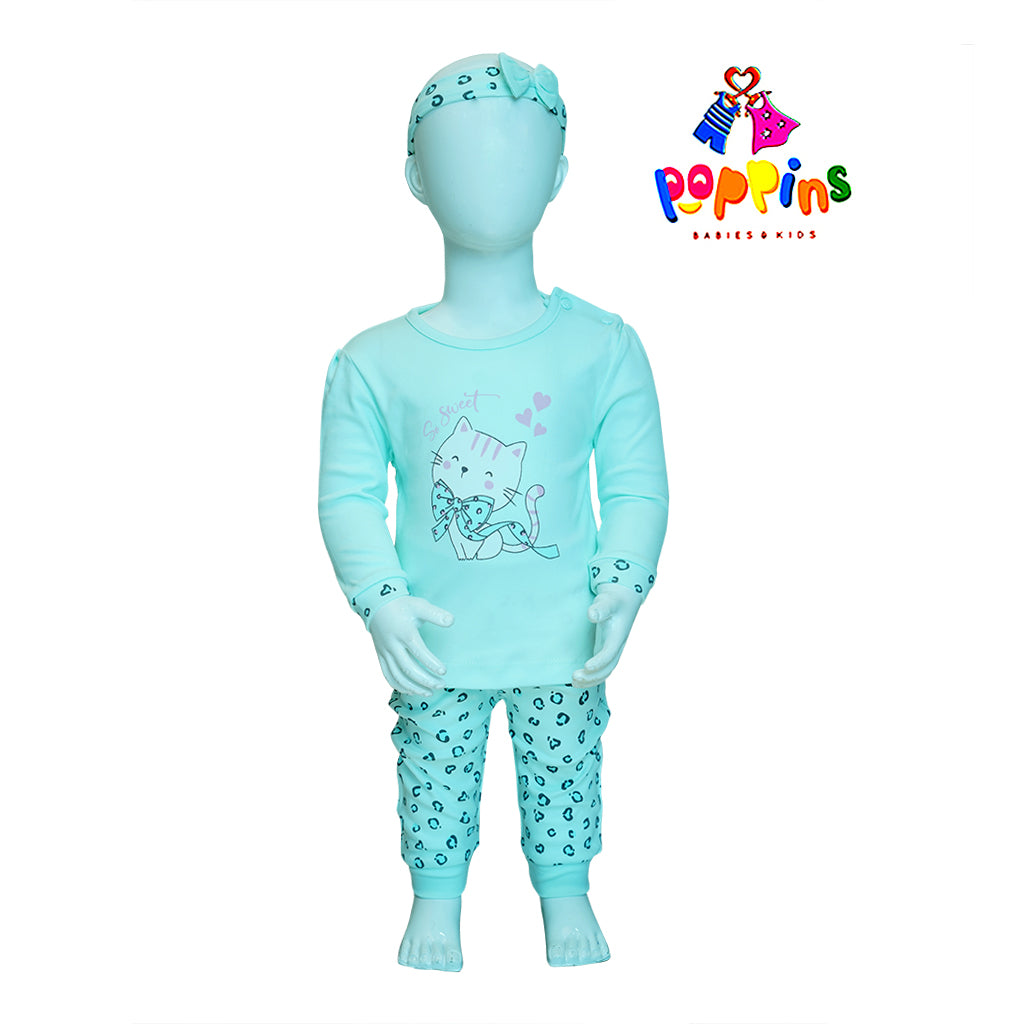 Baby outfit set with headband
