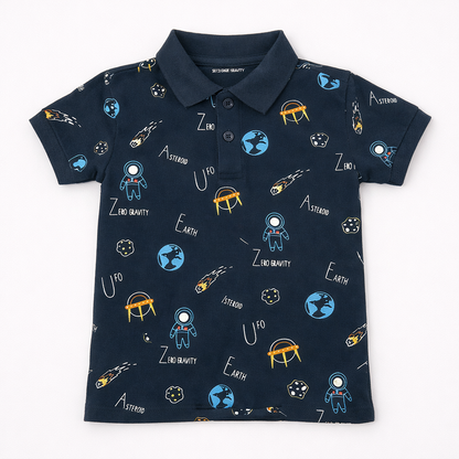 Toddler Polo Tshirt- Astronaut