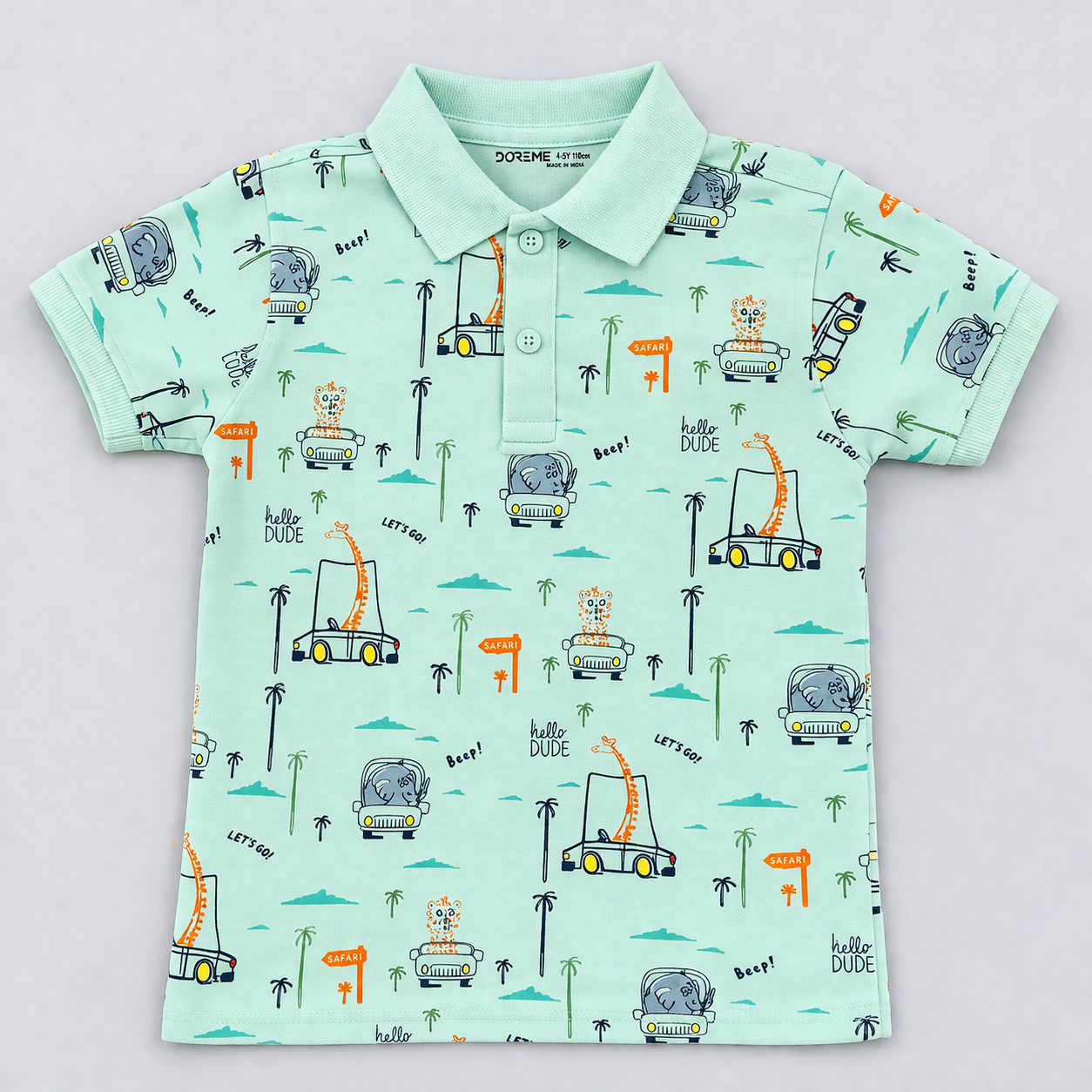 Toddler Polo Tshirt- Safari