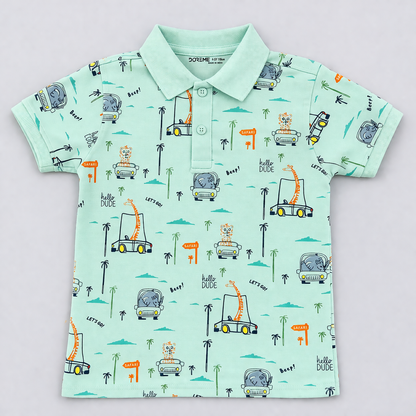 Toddler Polo Tshirt- Safari
