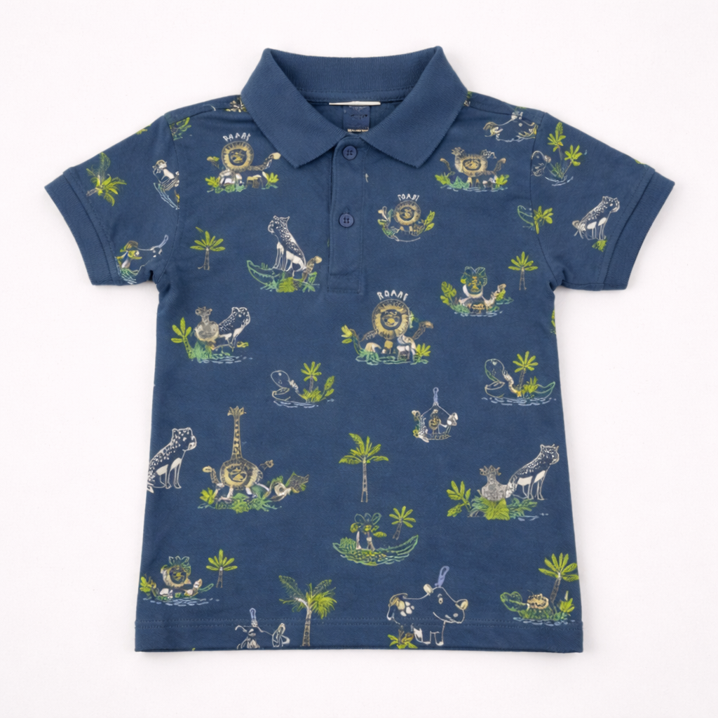 Toddler Polo Tshirt- Jungle