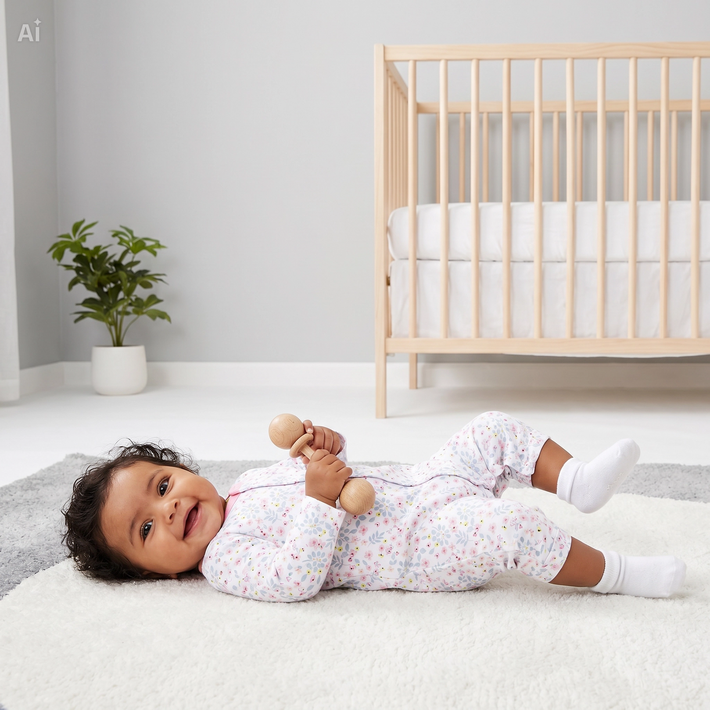 Baby Romper-Pack Of 3Pcs  Nature