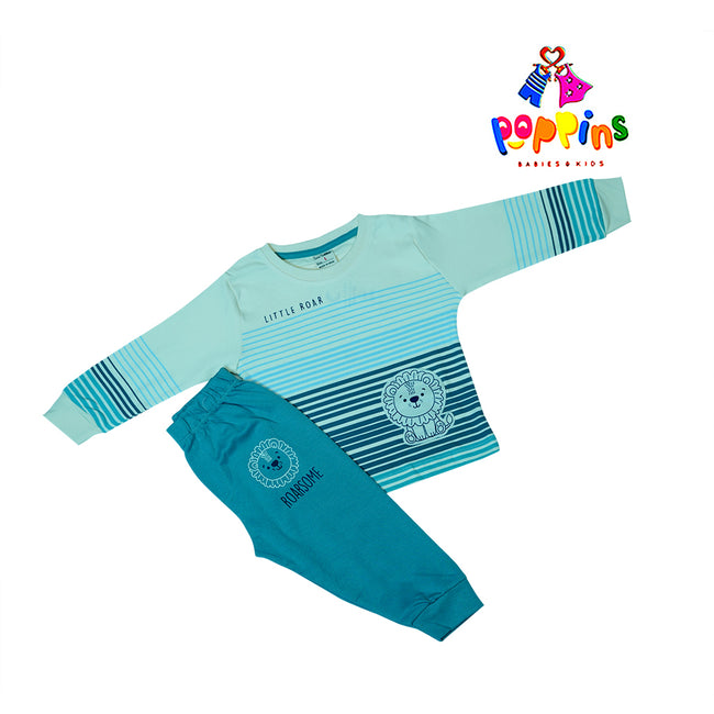 Baby and Toddler T-shirt and Pant Little One Stripes Set