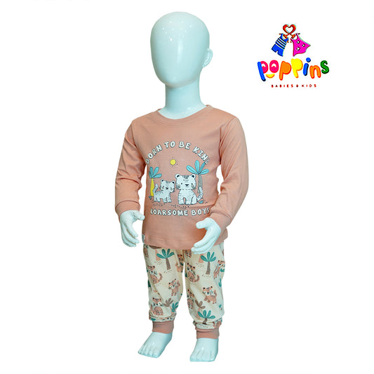 Baby Play outfit set- Peach