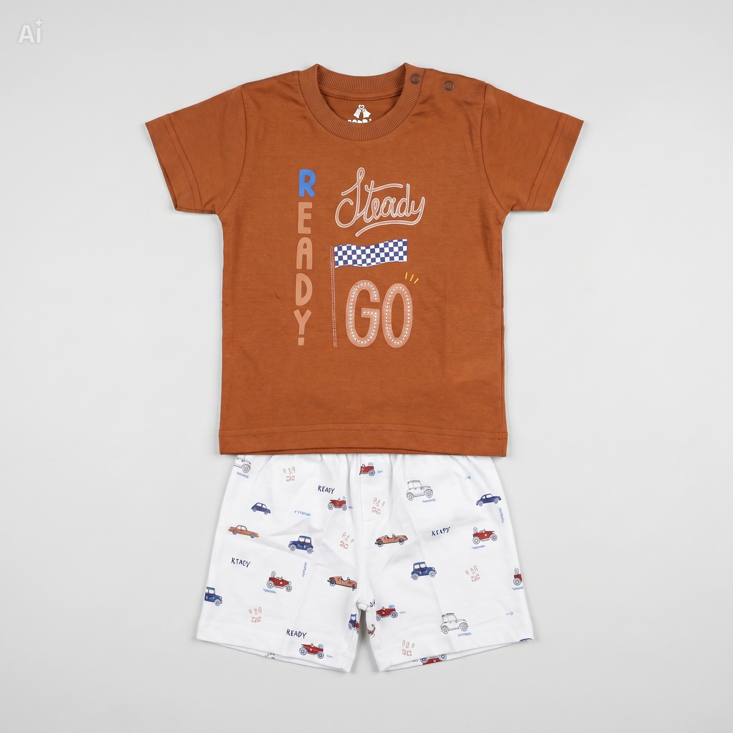 Baby Outfit T-Shirt Short Set_Race