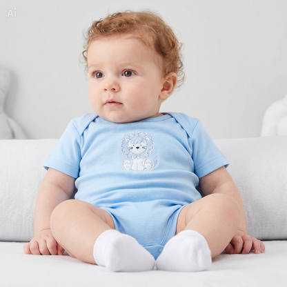 Baby Bodysuit-Pack Of 3Pcs Animal striped