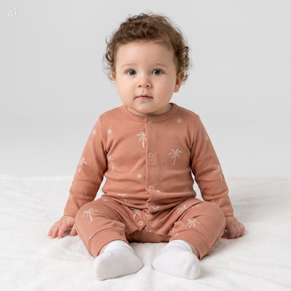 Baby Romper Pack Of 2Pcs Desert Safari