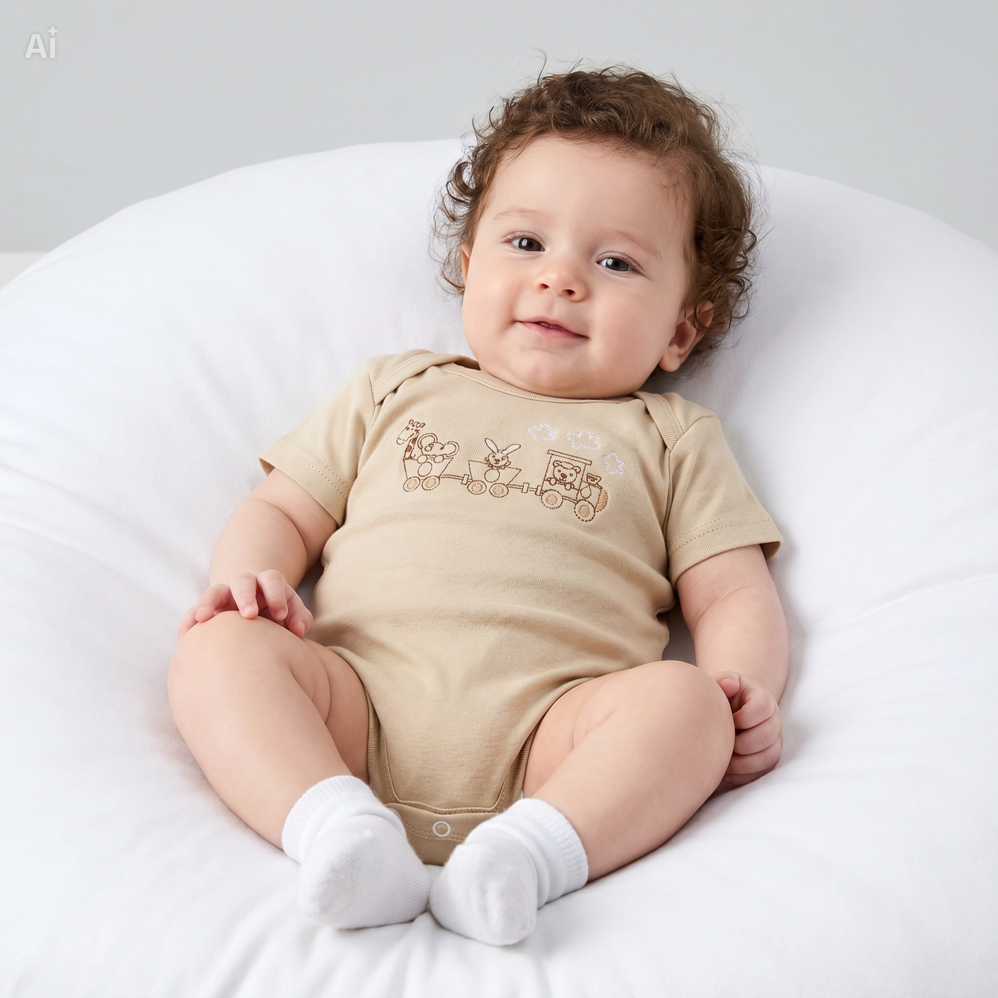 Baby Bodysuit-Pack Of 3Pcs Animal