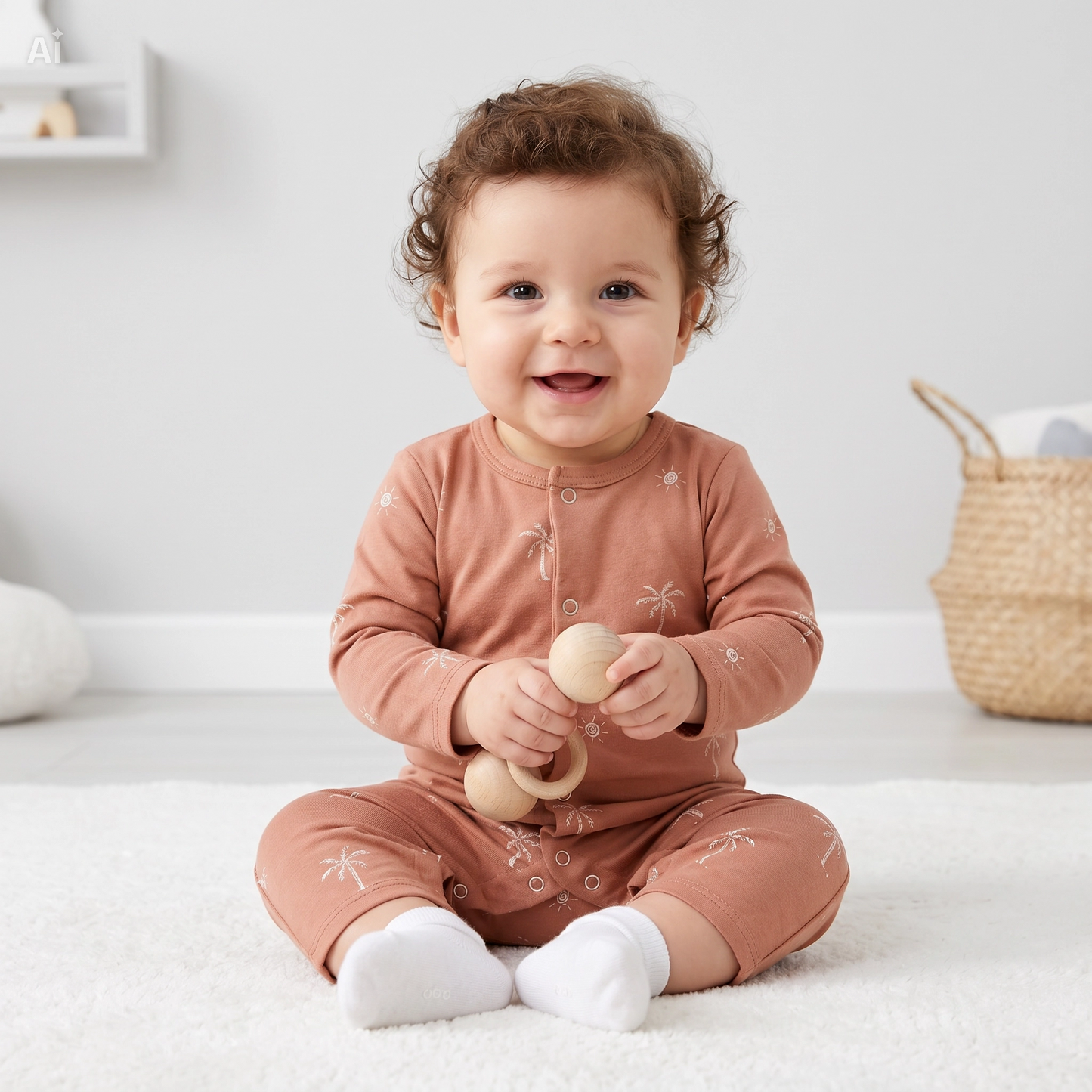Baby Romper Pack Of 2Pcs Desert Safari
